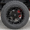 image:imageRough Country 92 Series Wheel  18x9 6x55 Bolt Pattern 0mm Offset SinglePiece Aluminum Gloss Black with Milled Accents