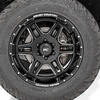image:imageRough Country 92 Series Wheel  18x9 6x55 Bolt Pattern 0mm Offset SinglePiece Aluminum Gloss Black with Milled Accents