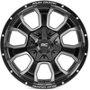 image:imageRough Country 93 Series OnePiece Aluminum Wheel  20x10 8x658x165mm Bolt Pattern 18mm Offset Matte Black