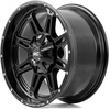 image:imageRough Country 94 Series OnePiece Aluminum Wheel  20x10 8x170mm Bolt Pattern 18mm Offset Matte Black