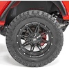 image:imageRough Country 94 Series OnePiece Aluminum Wheel  20x9 6x556x135mm Bolt Pattern 0mm Offset Matte Black wMilled Accents