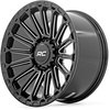 image:imageRough Country 97 Series OnePiece Aluminum Wheel  17x9 5x5 Bolt Pattern 12mm Offset Gloss Black