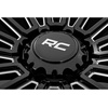 image:imageRough Country 97 Series OnePiece Aluminum Wheel  17x9 6x55 Bolt Pattern 0mm Offset Gloss Black