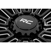 image:imageRough Country 97 Series OnePiece Aluminum Wheel  20x10 5x5 Bolt Pattern 19mm Offset Gloss Black