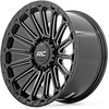 image:imageRough Country 97 Series OnePiece Aluminum Wheel  20x10 8x170mm Bolt Pattern 19mm Offset Gloss Black