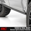 image:imageRough Country HTSeries Power Running Boards for Ford F150LightningF250F350Raptor 20152026  6 Electric Retractable Steps wLEDCrew Cab