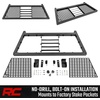 image:imageRough Country Headache Rack for Ford F150 2WD4WD 20152026  2x3 Steel Cab Guard wDual Molle Panels NoDrill Install