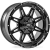 image:imageRough Country 94 Series OnePiece Aluminum Wheel  20x9 6x556x135mm Bolt Pattern 0mm Offset Matte Black wMilled Accents