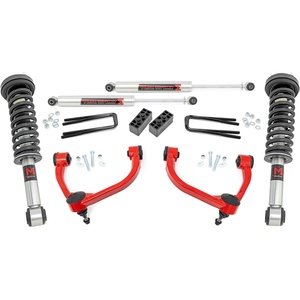 image:imageRough Country 3 Suspension Lift Kit wM1 Struts for 0913 F150 4WD  54440RED