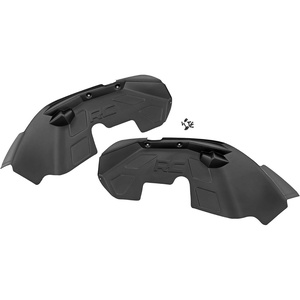 image:imageRough Country Front Wheel Well Liners for Jeep Wrangler JK 20072018  HDPE Inner Fender Protection Black FinishFront Wheel Well Liners