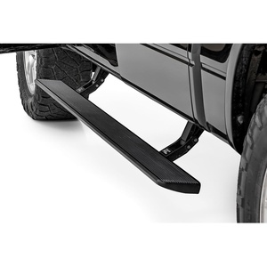 image:imageRough Country HTSeries Power Running Boards for Ford F15020092014 CrewCab  6 Electric Retractable Steps wLED
