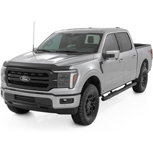image:imageRough Country Hood Protector for Ford F150 20212026  HighDensity Thermoplastic NoDrill 3M Install Gloss BlackGloss Black