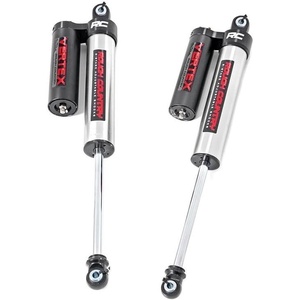 image:imageRough Country Vertex 25 Reservoir Rear Shocks for Ford F150 4WD 20142025  Fits 465 Lift NitrogenCharged Monotube Design Set of 2