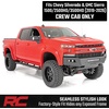 image:imageRough Country BA2 Running Boards for Chevy Silverado amp GMC Sierra 15002500HD3500HD Crew Cab 20192026  5 Wide Steel Step Bars NonSlip Grip Foot Rails NoDrill Install Truck Side Steps
