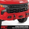 image:imageRough Country FXS Front Bumper for Chevy Silverado 1500 20232026 2WD4WD  Builtin SAE Fog Lights Parking Sensor Compatible Winch Ready
