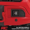 image:imageRough Country FXS Front Bumper for Chevy Silverado 1500 20232026 2WD4WD  Builtin SAE Fog Lights Parking Sensor Compatible Winch Ready