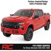 image:imageRough Country FXS Front Bumper for Chevy Silverado 1500 20232026 2WD4WD  Builtin SAE Fog Lights Parking Sensor Compatible Winch Ready