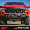 image:imageRough Country FXS Front Bumper for Chevy Silverado 1500 20232026 2WD4WD  Builtin SAE Fog Lights Parking Sensor Compatible Winch Ready
