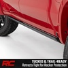 image:imageRough Country HTSeries Power Running Boards for Chevy Silverado amp GMC Sierra 15002500HD3500HD Crew Cab 20192026  6 Electric Retractable Steps wLED