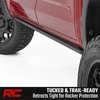 image:imageRough Country HTSeries Power Running Boards for Toyota Tundra CrewMax 20222026  6 Electric Retractable Steps wLED