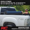 image:imageRough Country Hard RollUp Tonneau Cover for Chevy Silverado amp GMC Sierra 1500 20072013  Aluminum Truck Bed Cover Fits 59 Bed59 Bed