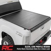 image:imageRough Country Hard RollUp Tonneau Cover for Chevy Silverado amp GMC Sierra 1500 20072013  Aluminum Truck Bed Cover Fits 59 Bed59 Bed