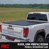 image:imageRough Country Hard RollUp Tonneau Cover for Chevy Silverado amp GMC Sierra 2500HD3500HD 20202026  Aluminum Truck Bed Cover Fits 69 Bed wRail Caps