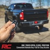 image:imageRough Country Powered Retractable Bed Cover for Toyota Tundra 20072021  Fits 57 Bed  Electric Aluminum Tonneau Cover with Key Fob Control