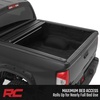 image:imageRough Country Powered Retractable Bed Cover for Toyota Tundra 20072021  Fits 57 Bed  Electric Aluminum Tonneau Cover with Key Fob Control