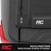 image:imageRough Country Powered Retractable Bed Cover for Toyota Tundra 20072021  Fits 57 Bed  Electric Aluminum Tonneau Cover with Key Fob Control
