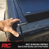 image:imageRough Country Powered Retractable Bed Cover for Toyota Tundra 20072021  Fits 57 Bed  Electric Aluminum Tonneau Cover with Key Fob Control