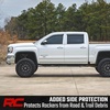 image:imageRough Country TR2 Running Boards for Chevy Silverado amp GMC Sierra 15002500HD3500HD Crew Cab 20072019 amp Classic  5 Wide CabLength Aluminum Side Steps