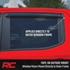 image:imageRough Country Tapeon Window Rain Guards for Chevy Silverado amp GMC Sierra 15002500HD3500HD Crew Cab 20192025  Low Profile Window Visors 4Pc Rain Guard for Trucks