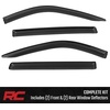 image:imageRough Country Tapeon Window Rain Guards for Chevy Silverado amp GMC Sierra 15002500HD3500HD Crew Cab 20192025  Low Profile Window Visors 4Pc Rain Guard for Trucks
