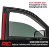 image:imageRough Country Tapeon Window Rain Guards for Chevy Silverado amp GMC Sierra 15002500HD3500HD Crew Cab 20192025  Low Profile Window Visors 4Pc Rain Guard for Trucks