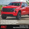 image:imageRough Country Tapeon Window Rain Guards for Chevy Silverado amp GMC Sierra 15002500HD3500HD Crew Cab 20192025  Low Profile Window Visors 4Pc Rain Guard for Trucks
