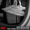 image:imageRough Country Under Seat Storage for Chevy Silverado amp GMC Sierra 15002500HD3500HD Double Cab 20192026  Custom Rear Under Seat Organizer Tray with Lockable LidDouble Cab  Locking Lid