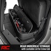 image:imageRough Country Under Seat Storage for Ford F150F250F350Raptor Crew Cab 20152026  Custom Rear Under Seat Organizer Tray with Lockable LidCrew Cab  Locking Lid