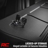 image:imageRough Country Under Seat Storage for Ford F150F250F350Raptor Crew Cab 20152026  Custom Rear Under Seat Organizer Tray with Lockable LidCrew Cab  Locking Lid