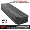 image:imageRough Country Under Seat Storage for Ford F150F250F350Raptor Crew Cab 20152026  Custom Rear Under Seat Organizer Tray with Lockable LidCrew Cab  Locking Lid