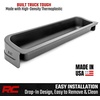 image:imageRough Country Under Seat Storage for Ford F150F250F350Raptor Crew Cab 20152026  Custom Rear Under Seat Organizer Tray with Lockable LidCrew Cab  No Lid