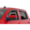 image:imageRough Country inChannel Window Rain Guards for Chevy Silverado amp GMC Sierra 15002500HD3500HD Crew Cab 20142019  Low Profile Window Visors 4Pc Rain Guard for Trucks