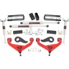 image:imageRough Country 3 Lift Kit for Chevy Silverado amp GMC Sierra 2500HD3500HD 20202026 wFactory Overload Springs  Front amp Rear M1 Shocks SIlver Control ArmsRed Control Arms