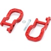 image:imageRough Country Forged Red Tow Hooks for Chevy Silverado 1500 20142018 amp Classic  HeavyDuty Steel BoltOn Recovery Hooks