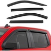 image:imageRough Country Tapeon Window Rain Guards for Chevy Silverado amp GMC Sierra 15002500HD3500HD Crew Cab 20192025  Low Profile Window Visors 4Pc Rain Guard for Trucks