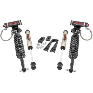 image:imageRough Country 2 Suspension Lift Kit with M1 Struts amp M1 Rear Shocks for Ford F150 20212025 4WDVertex CoiloversV2 Shocks