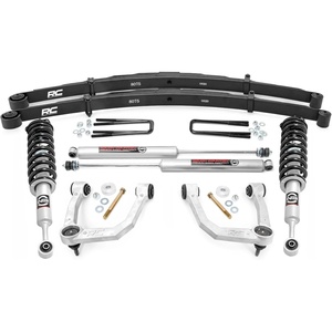 image:imageRough Country 35 BoltOn Lift Kit with N3 StrutsN3 Rear Shocks for Toyota Tacoma 4WD 20052023  Lifted Leaf Springs Silver Control ArmsBlack