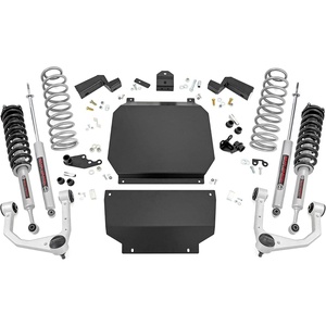 image:imageRough Country 35 Lift Kit for Toyota Tundra 20222026 with Struts Spacers and Rear N3 Shocks Upper Control Arms Levels Stance Increases Ground ClearanceN3 Loaded Struts  N3 Shocks