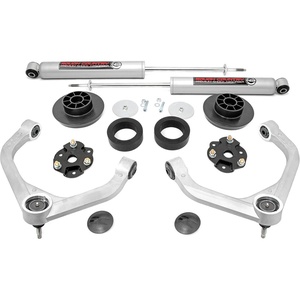 image:imageRough Country 35 Lift Kit with M1 Struts amp M1 Rear Shocks for Ram 1500 2WD4WD 20192026  Red Aluminum Control ArmsSilver