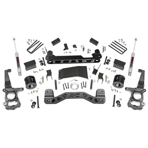 image:imageRough Country 4 Suspension Lift Kit for 20152020 Ford F150 4WD  55530Strut SpacersN3 Shocks